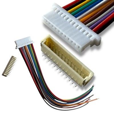 JST-SH 1.0mm 12-Pin Connector Housing Header Wire 15 Sets for LCD Interface PCB