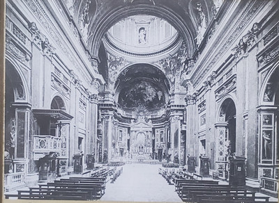 Il Gesu, Rome, Italy, Magic Lantern Glass Slide