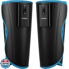 FIT KING Cordless Calf Massager – Rechargeable Leg Compression Ma