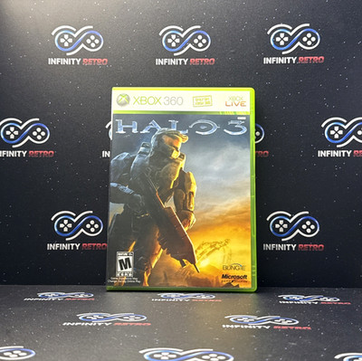 Halo 3 Microsoft Xbox 360 CIB Complete With Poster Refurbished & Tested