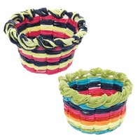 Regenbogen-Korbflecht-Set 5 Stk. Basteln FüR Kinder, NäHen, Baker Ross