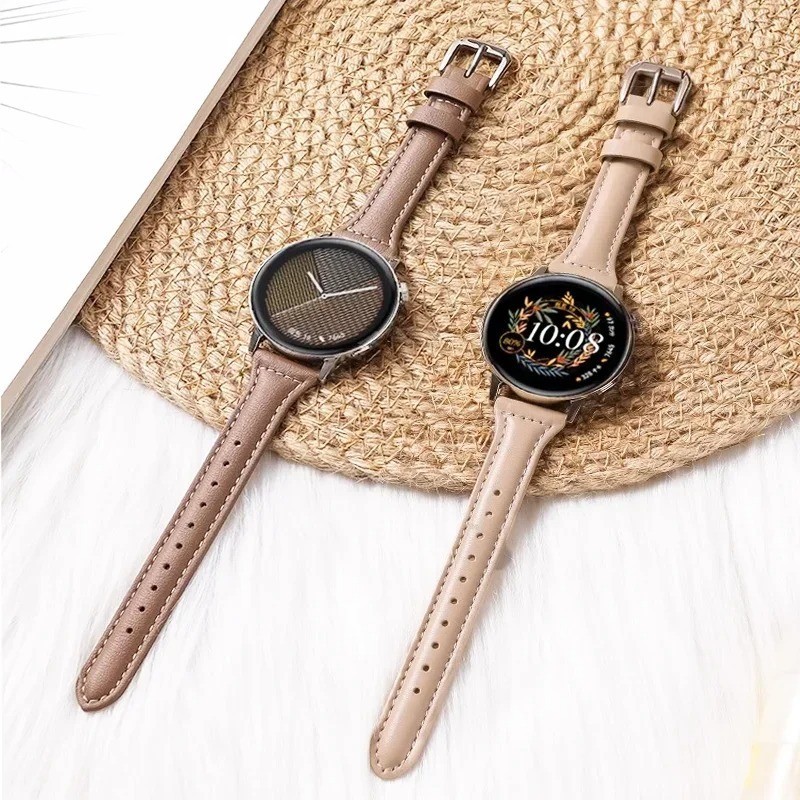 Slim Leather strap For Samsung Galaxy watch 7&sol;FE&sol;6&sol;5&sol;5 pro&sol;4 Classic&sol;active 2 20
