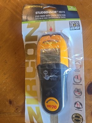 Zircon StudSensor HD70 Stud Finder LED Center Detection Wire Warning