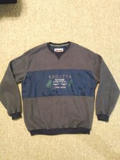 Regatta Sport Men Size Large Pullover Limited Edition Sweater Blue/Gray
