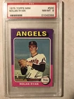 1975 TOPPS MINI #500 NOLAN RYAN Very High End  Dead Centered PSA 8+