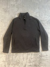 Disney Parks Mens XL Authentic 1/4 Zip Fleece Jacket Sweatshirt 2x Gray