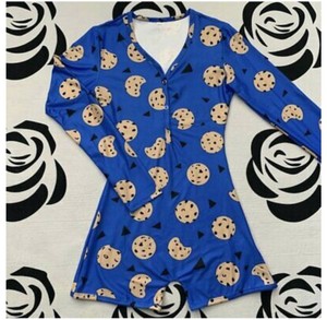 cookie monster romper