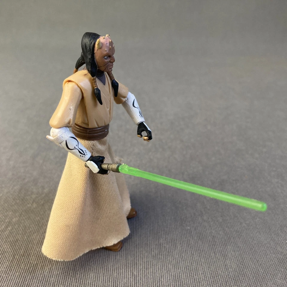 STAR WARS | Eeth Koth (Jedi Master) | Clone Wars 2011 | 3,75" Hasbro | Complete - Imagen 4 de 4