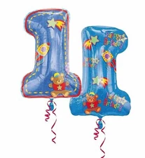 1st Birthday Hugs & Stitches Balloon # 111002 - b25