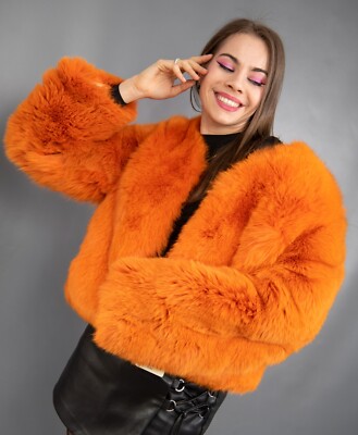 3921 NEW GORGEOUS REAL BLUE FOX COAT LUXURY FUR JACKET BEAUTIFUL