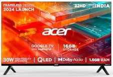 Acer 80 cm (32 pulgadas) V Pro Series HD Ready Smart QLED Google TV AR32QD