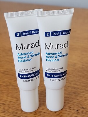 Murad Acne Clearing Solution Lot Of 2 .33 Fl New No Box 
