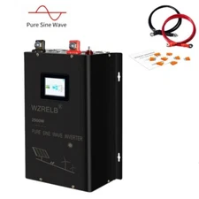 2500W Pure Sine Wave Inverter 48V to 120V 240V Split Phase Solar Home System Off