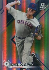 2019 BOWMAN PLATINUM RC ALEX ROYALTY CLEVELAND INDIANS ROOKIE - CL1172