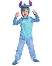 Toddler Stitch Costume Jumpsuit and Headpiece Disguise Size Small 2T
