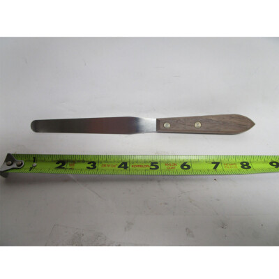 LAMSON & GODDNOW 21300 SS BLADE WOOD HANDLE PALETTE LAB SPATULA 6S05-5