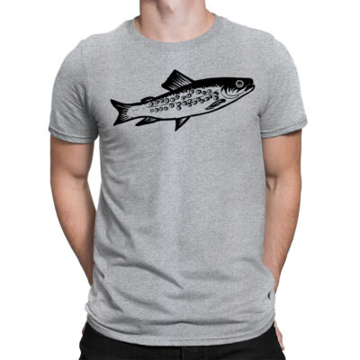 Bachforelle Fisch Angeln Fischer Geschenk Angeln Herren T-Shirts Tee Top #NED
