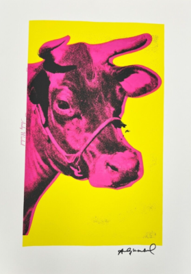 #ad #ad Andy Warhol Cow 11 1966 AWF print signed unnumbered 22.5quot;x30quot; print Ltd.Ed $278.00
