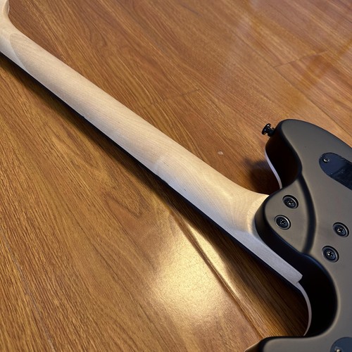 Guitarra Eléctrica Estilo Wolfgang Negro Mate Cuerpo Caoba Floyd Rose Trémolo - Imagen 3 de 10