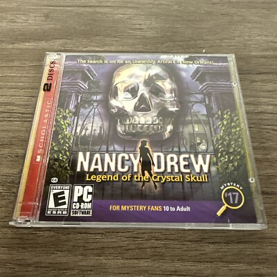 Nancy Drew: Legend of the Crystal Skull for Windows PC (Jewel Case) 2 Disc