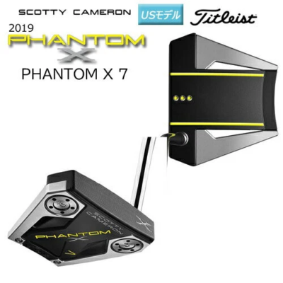 美品 SCOTTY CAMERON(スコッティキャメロン)ファントム X7 34 Scotty Cameron 2019 PHANTOM X 7 Putter 33ich RH HeadCover New | eBay
