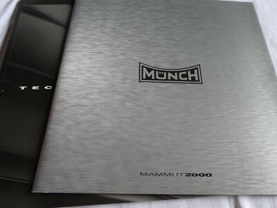 original   MÜNCH  Mammut 2000  Motorrad PROSPEKT Werbung 2000 technische Daten