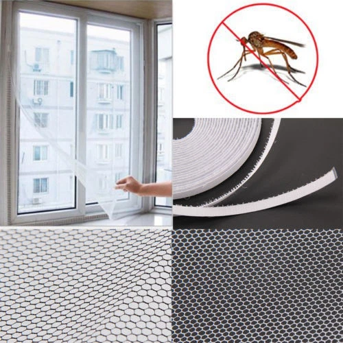 White Large Window Screen Mesh Net Insect Fly Bug Mosquito Moth Door Netting New - Image 2 of 2