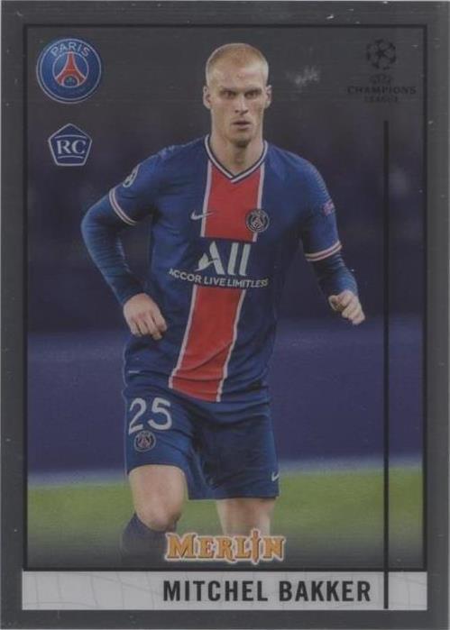 2020-21 Topps Merlin Collection Chrome UCL Mitchel Bakker #29 - 1 of 1