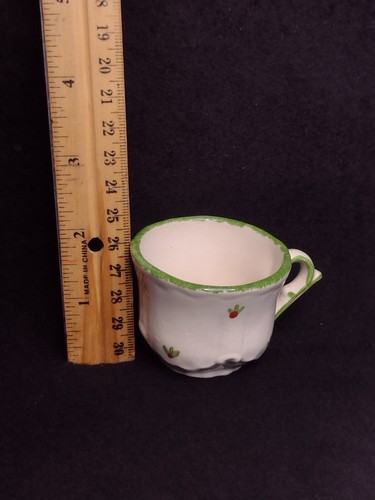Volkskunst einfach charmant unvollkommen DEMITASSE Tasse & Untertasse - Bild 5 von 5