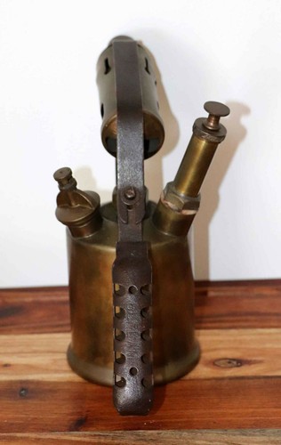 Brass Blow Torch Buflam, Chas Twigg & Co Ltd, Birmingham England - Vintage -RARE - Photo 6/6
