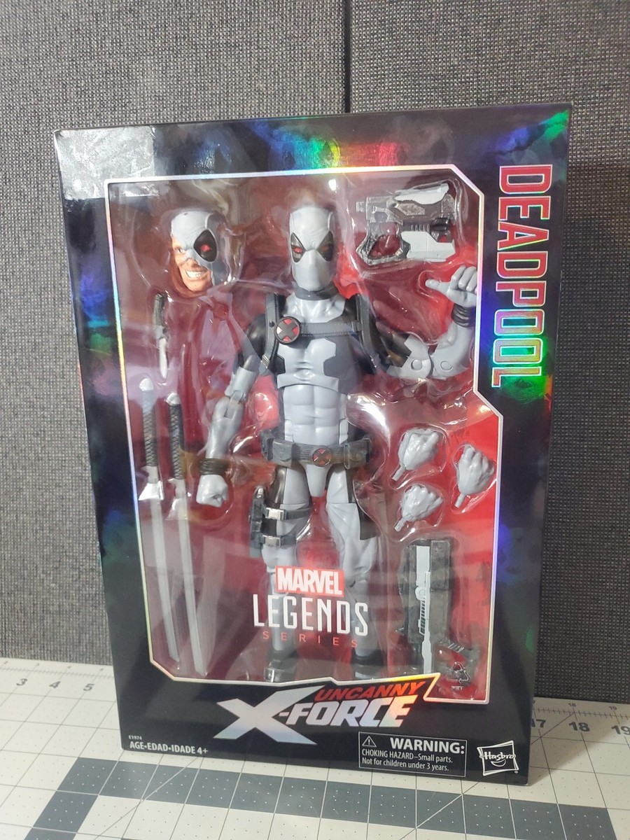 Marvel Legends Uncanny X-Force Deadpool Gray Suit (12 Inch