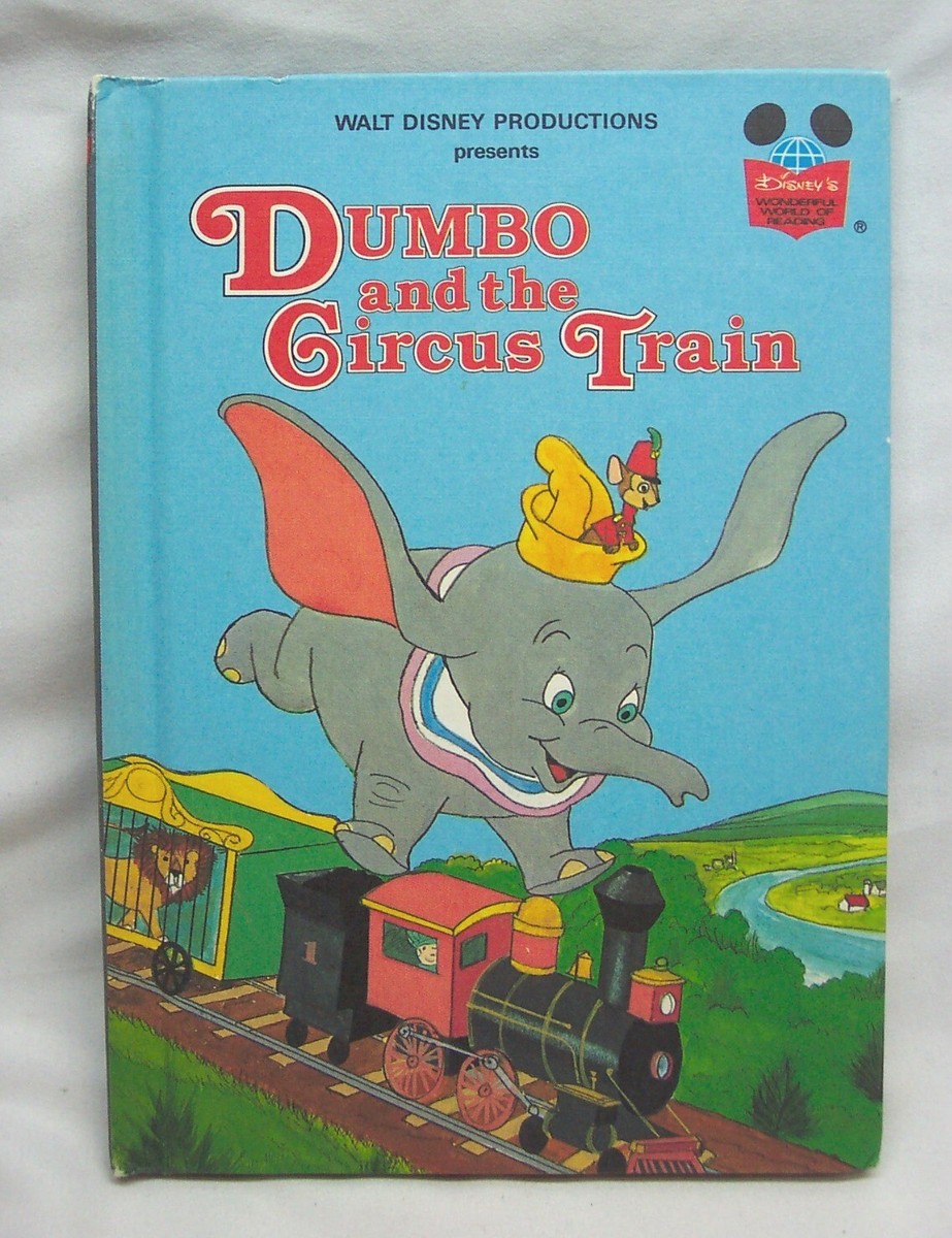 VINTAGE Walt Disney DUMBO and The Circus Train Wonderful World Of Reading  BOOK