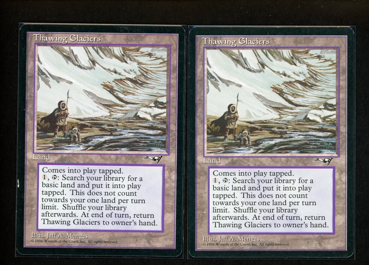 MTG Magic | Alliances - THAWING GLACIERS x 2 | free combined shipping