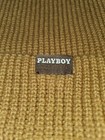 PLAYBOY WHEAT TAN CREAM CUFF KNIT BEANIE MENS ADULT HAT NEW PLYB0167 AUCTION — photo 5