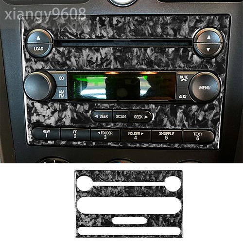 Forged Carbon Fiber Radio Switch Panel Trim For Ford Mustang 2005-09 Accessories - 第 1/11 張圖片