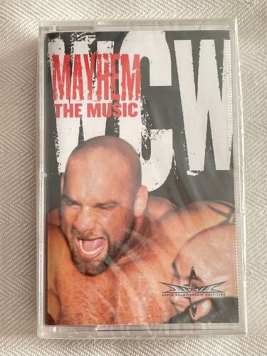 SEALED WCW Mayhem The Music Cassette Tape Metallica Ruff Ryders Limp Bizkit ICP