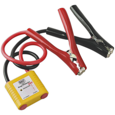 24V Auto Elektrik Überspannungsschutzgerät - Batterieclips - Erdspießanzeige