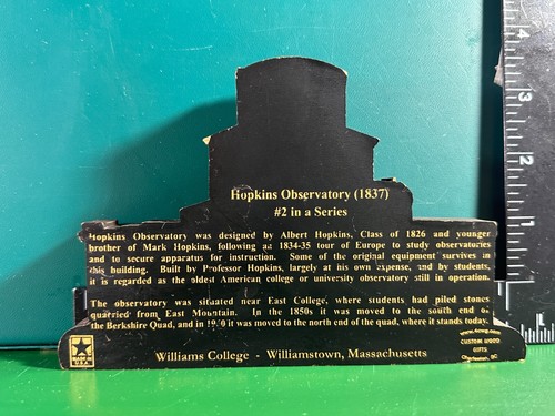 Shelia's Houses Hopkins Observatory Williams College Historical Wooden Replica - Picture 5 of 14