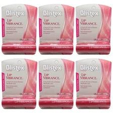 Blistex Lip Vibrance, Lip Protectant 0.13oz Tinted Lip Balm - 6 Pieces