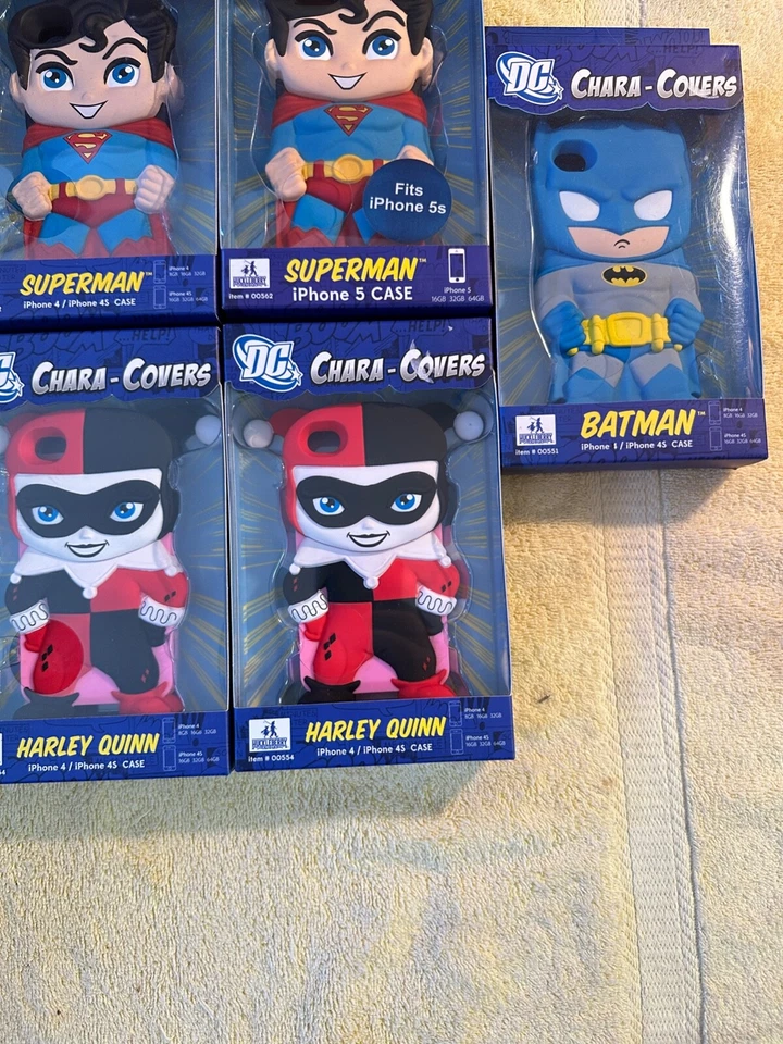 8 fundas Huckleberry DC Chara iPhone 4/4s/5 Batman Superman Harley Quinn Foto 3 de 4
