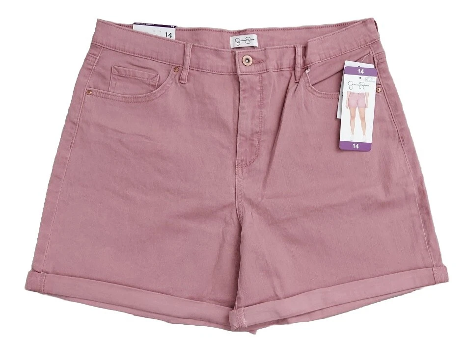Pantalones cortos de mezclilla Jessica Simpson para mujer/junior puño enrollado todos los días talla 14 Foto 2 de 4