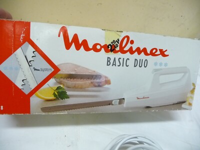 2476.       gebr. Elektrisches Küchenmesser Moulinex Basic Duo