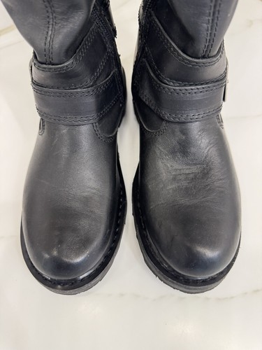 RARE 🔥 Harley-Davidson Women's Sennett Black Motorcycle Boots Size 6 - Picture 4 of 12