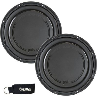 Polk Audio -Two DB1242DVC 12'' Dual 4 Ohm Voice Coil Sub Marine Certified