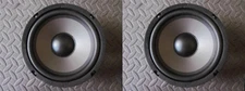 6.5" Woofer Speakers 4ohm 6-1/2" MTM replacement Car Home Audio PAIR (2) NEW