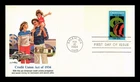 DR JIM STAMPS US COVER CREDIT UNION ACT 50TH ANNIVERSARY FDC FLEETWOOD