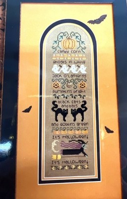 The Drawn Thread Its Halloween Cross-Stitch Pattern 46x170 Stitche