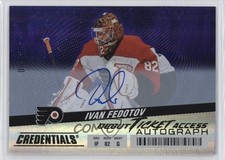 2024 Upper Deck Credentials Horizontal Purple 9/15 Ivan Fedotov #140 Auto 1q7q