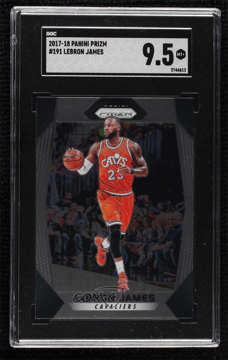 2017-18 Panini Prizm LeBron James #191 SGC 9.5 Mint+ 9l4