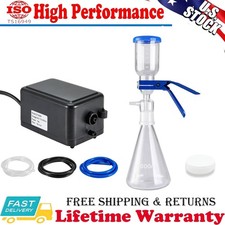 Lab Vacuum Pump 16L/min Oilless w/ Switch & 1...